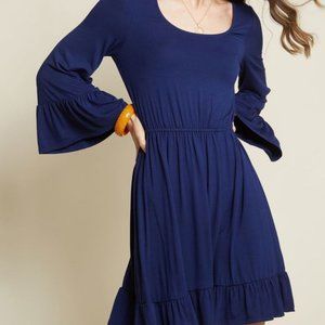 ModCloth Build Upon Brilliance Fit & Flare Dress
